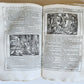 1690 BIBLE in LATIN FULLY ILLUSTRATED antique 17th CENTURY