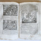 1690 BIBLE in LATIN FULLY ILLUSTRATED antique 17th CENTURY