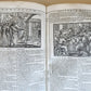 1690 BIBLE in LATIN FULLY ILLUSTRATED antique 17th CENTURY
