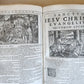 1690 BIBLE in LATIN FULLY ILLUSTRATED antique 17th CENTURY