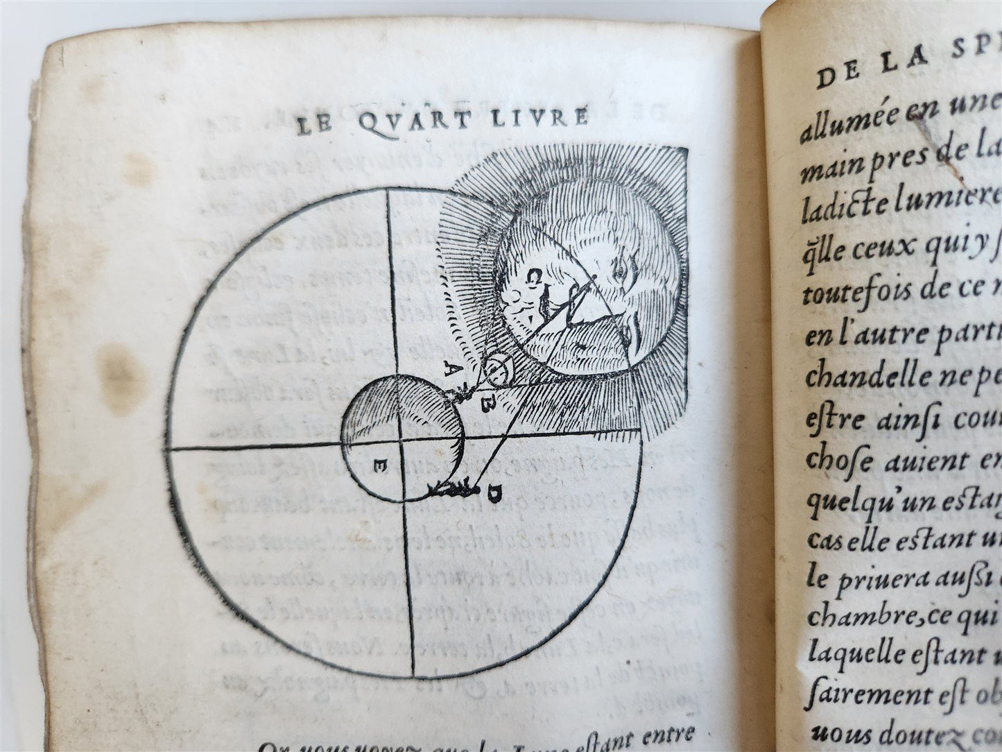 1550 LA SPHERE du MONDE by Alexandre Piccolomini ILLUSTRATED antique ASTRONOMY