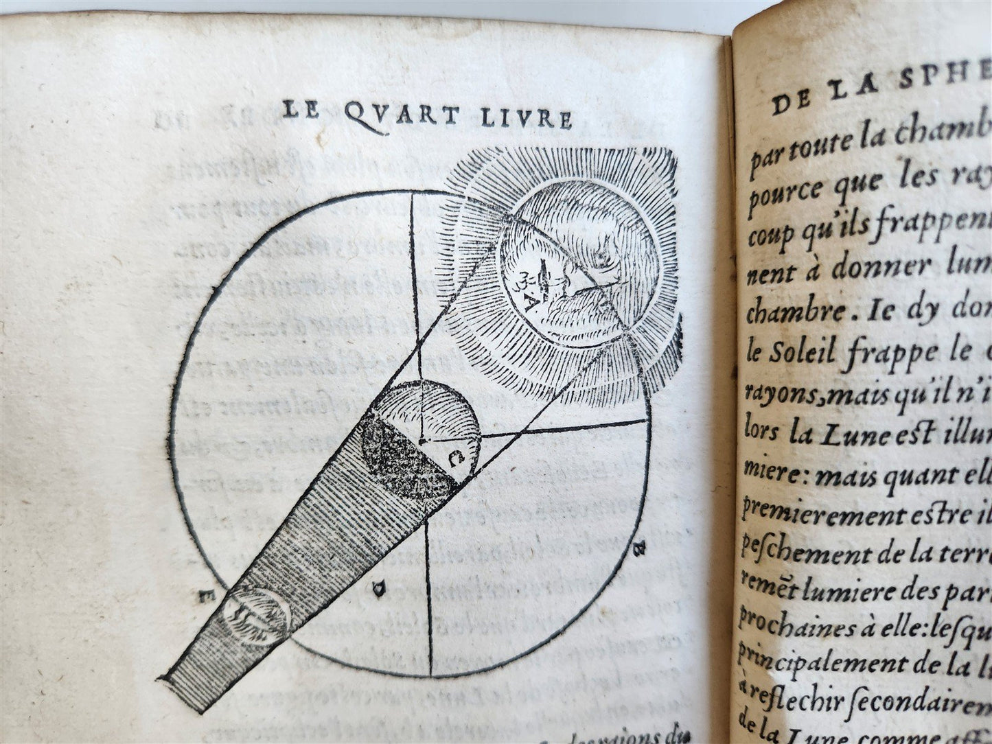 1550 LA SPHERE du MONDE by Alexandre Piccolomini ILLUSTRATED antique ASTRONOMY