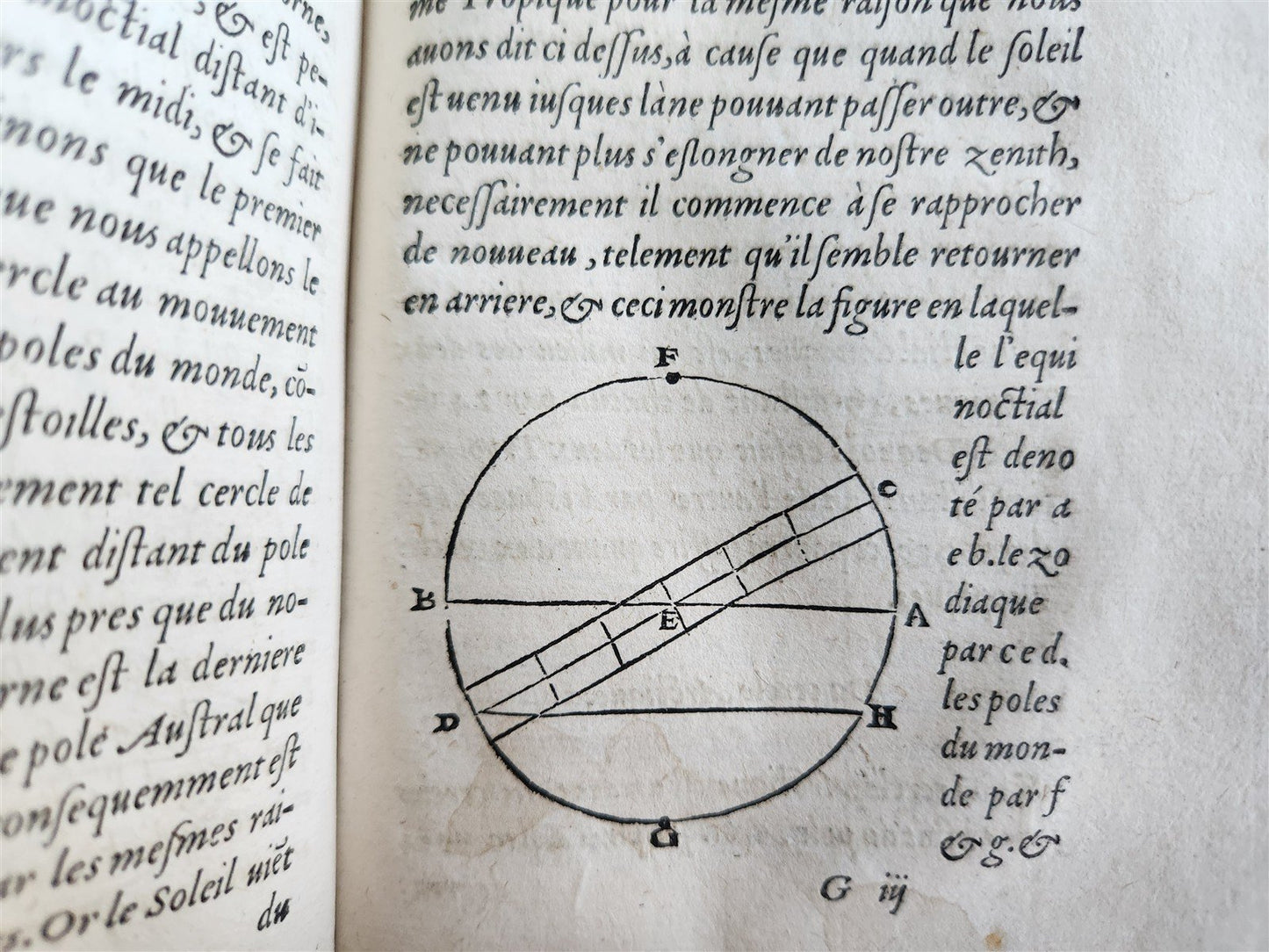 1550 LA SPHERE du MONDE by Alexandre Piccolomini ILLUSTRATED antique ASTRONOMY
