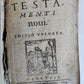 1548 BIBLE in LATIN ILLUSTRATED antique 16th CENTURY vellum TESTAMENTI NOUI