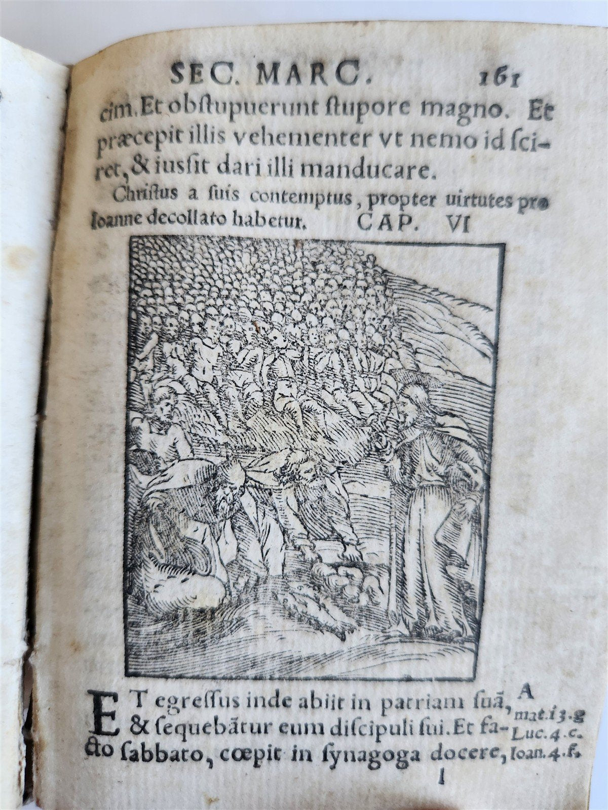 1548 BIBLE in LATIN ILLUSTRATED antique 16th CENTURY vellum TESTAMENTI NOUI