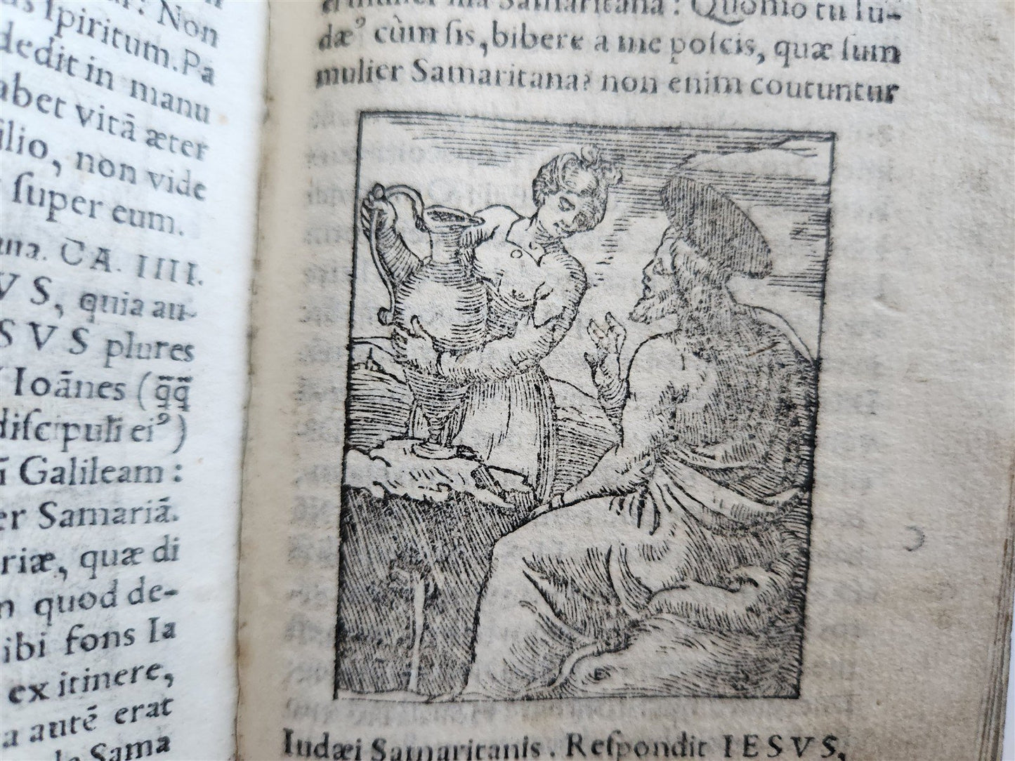 1548 BIBLE in LATIN ILLUSTRATED antique 16th CENTURY vellum TESTAMENTI NOUI