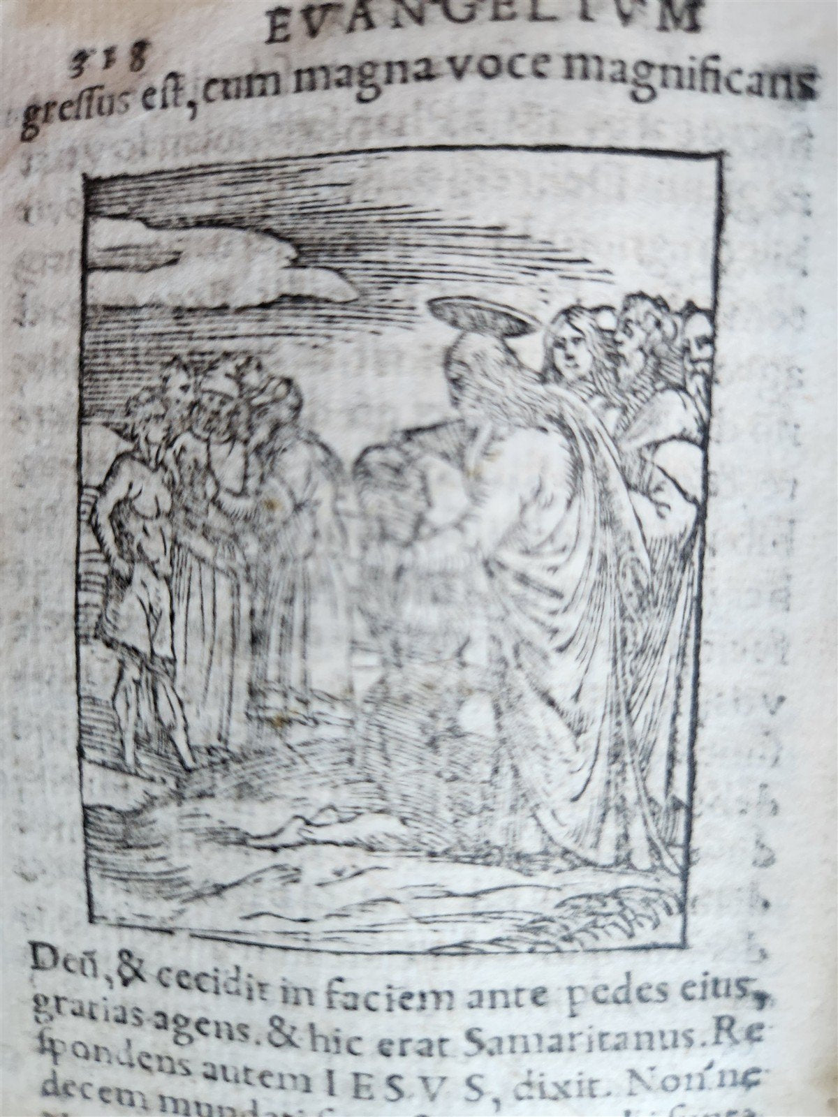 1548 BIBLE in LATIN ILLUSTRATED antique 16th CENTURY vellum TESTAMENTI NOUI