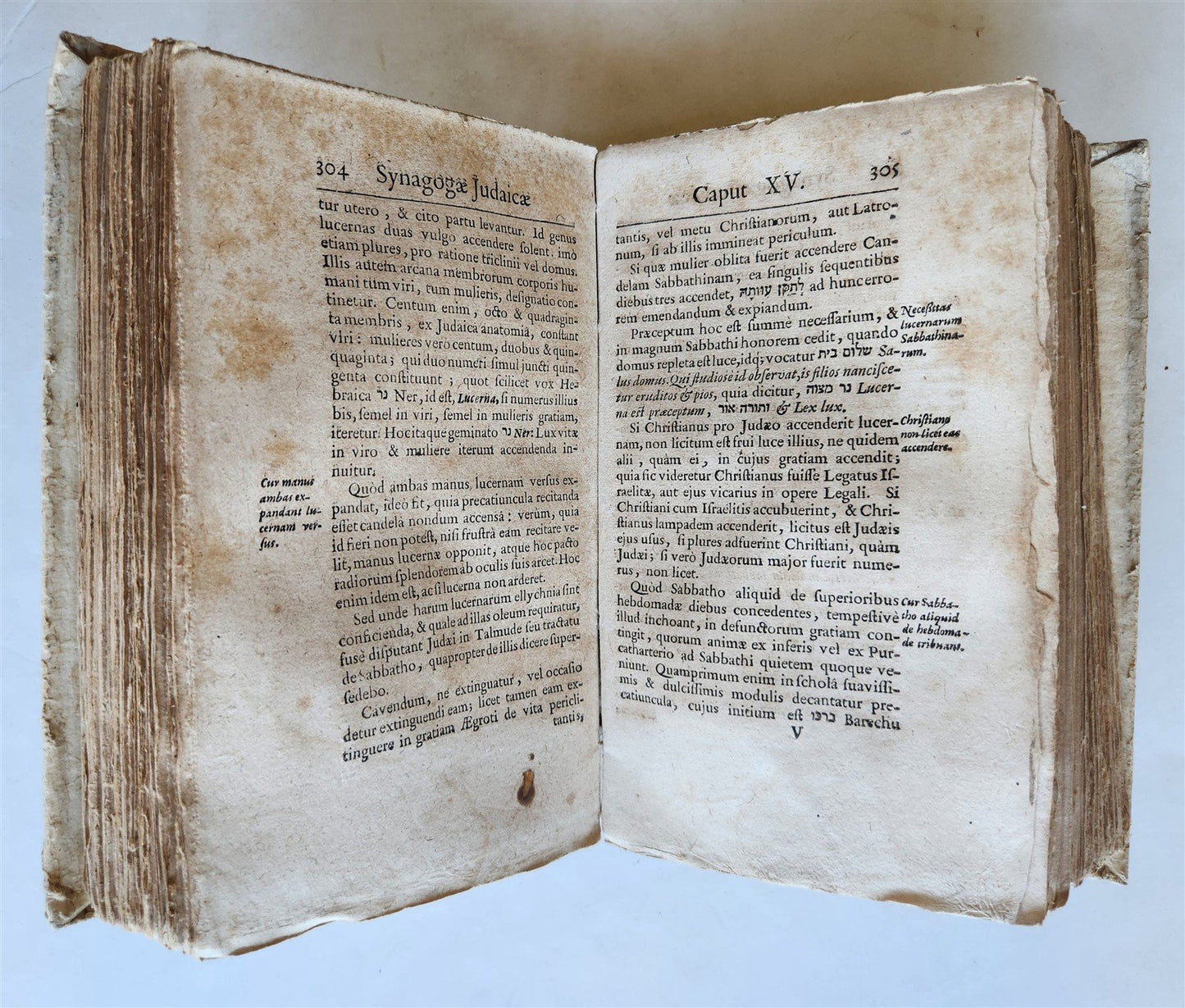 1712 SYNAGOGA JUDAICA by Johannes Buxtorf antique