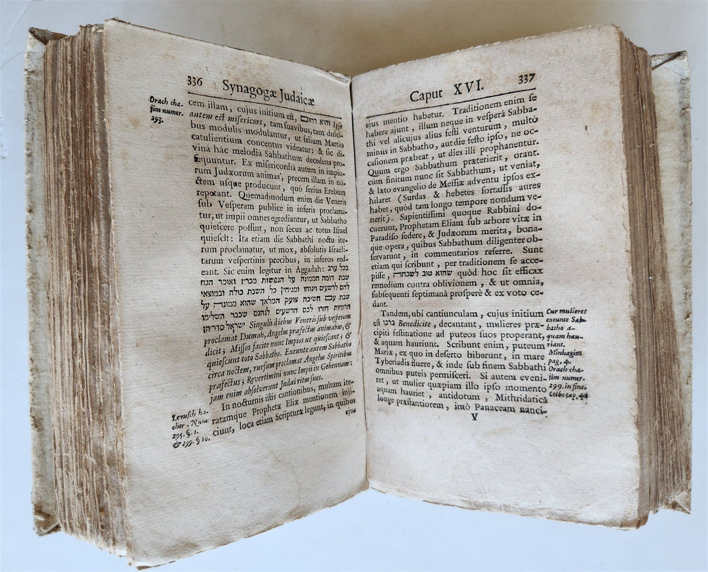 1712 SYNAGOGA JUDAICA by Johannes Buxtorf antique