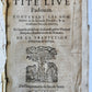 1582 TITE-LIVE PADOUAN 16th CENTURY HISTORY of PUNIC WARS antique VELLUM BOUND