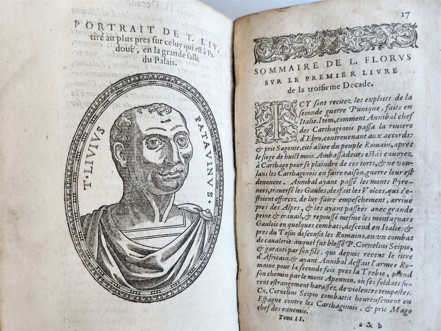 1582 TITE-LIVE PADOUAN 16th CENTURY HISTORY of PUNIC WARS antique VELLUM BOUND