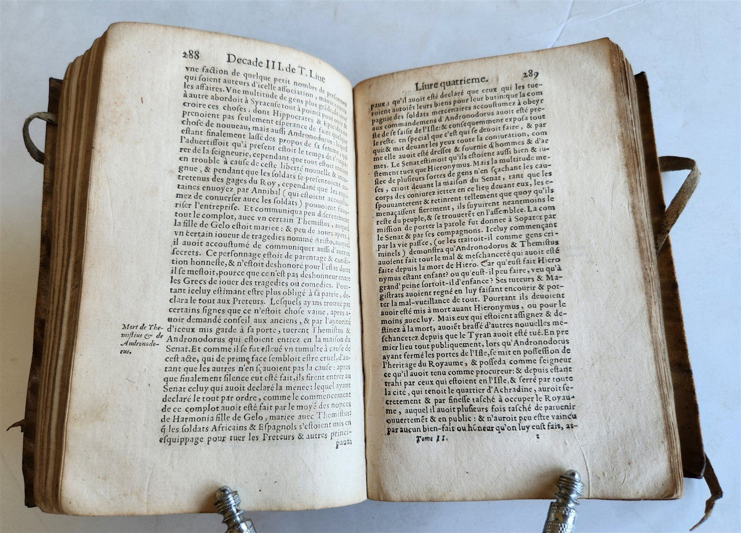 1582 TITE-LIVE PADOUAN 16th CENTURY HISTORY of PUNIC WARS antique VELLUM BOUND