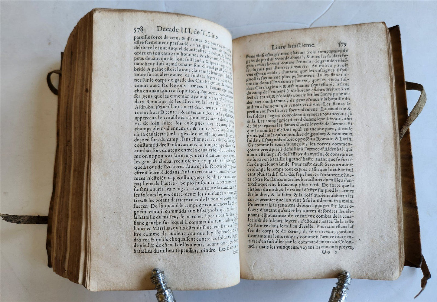 1582 TITE-LIVE PADOUAN 16th CENTURY HISTORY of PUNIC WARS antique VELLUM BOUND