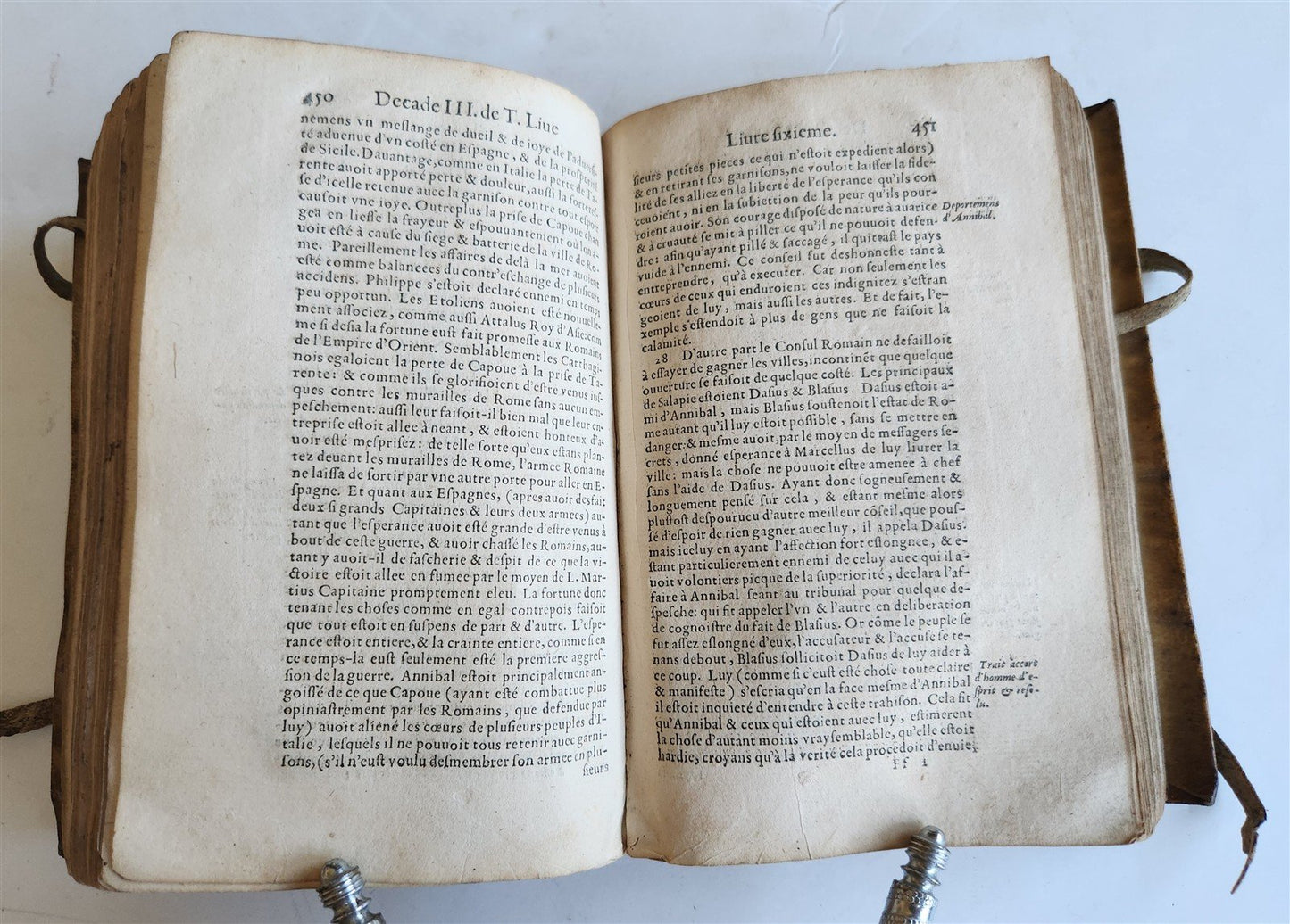 1582 TITE-LIVE PADOUAN 16th CENTURY HISTORY of PUNIC WARS antique VELLUM BOUND