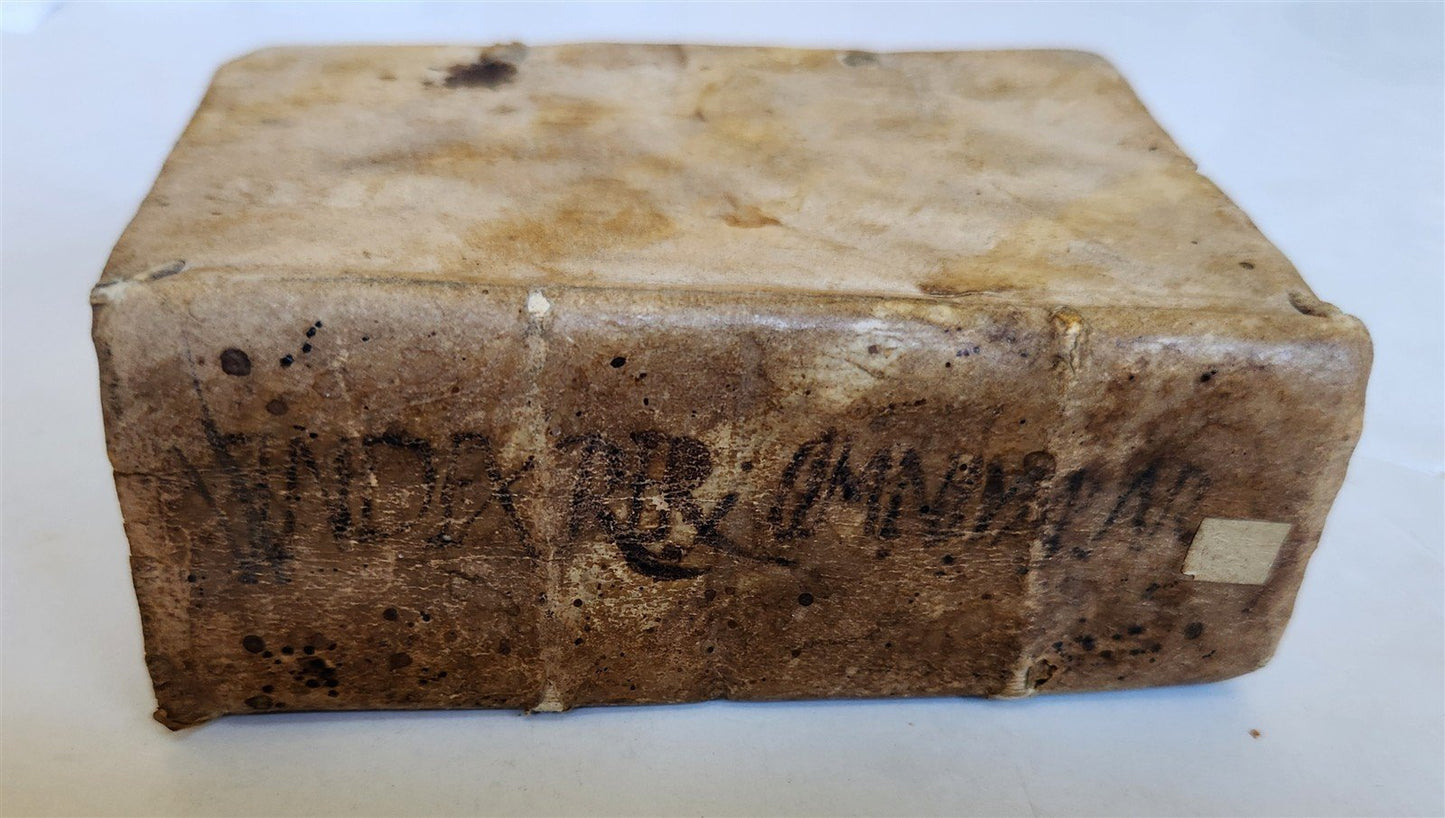 1585 ARISTOTLE WORKS INDEX Rerum Omnium quae in Aristotelis operibus ANTIQUE