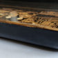 1890s ANTIQUE JAPANESE PAPER - MACHE TRAY Hand painted with art school scene