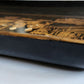 1890s ANTIQUE JAPANESE PAPER - MACHE TRAY Hand painted with art school scene