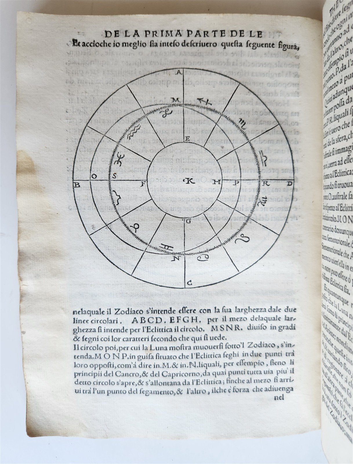 1558 ASTRONOMY & ASTROLOGY Piccolomini ANTIQUE theoriche dei pianeti ILLUSTRATED