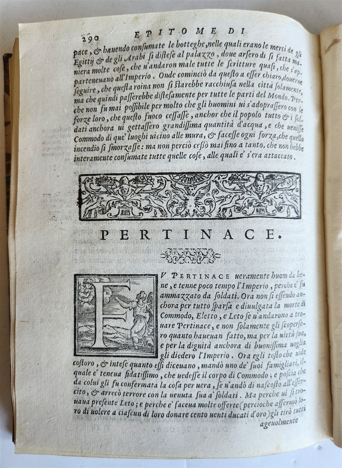 1586 HISTORY of 25 ROMAN EMPERORS from Pompey to Alexander Severus antique 16 C.