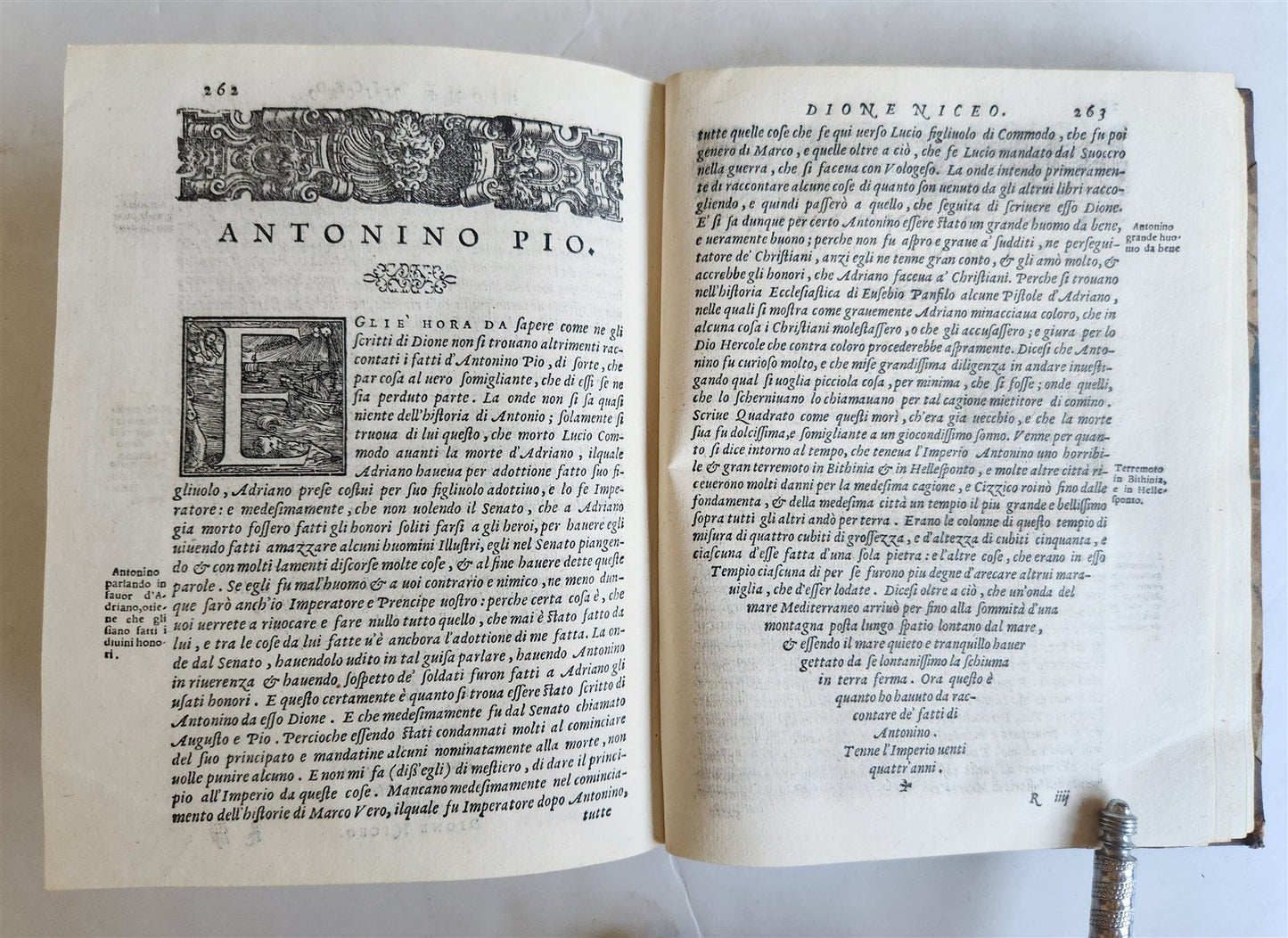 1586 HISTORY of 25 ROMAN EMPERORS from Pompey to Alexander Severus antique 16 C.