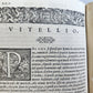 1586 HISTORY of 25 ROMAN EMPERORS from Pompey to Alexander Severus antique 16 C.