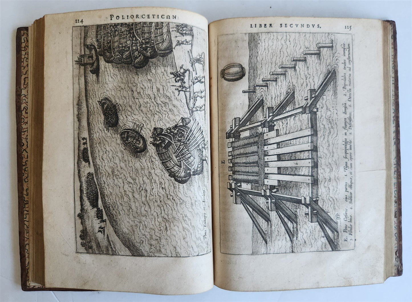 1596 WAR MACHINES of ANCIENT ROME LIPSIUS TREATISE antique ILLUSTRATED Plantin