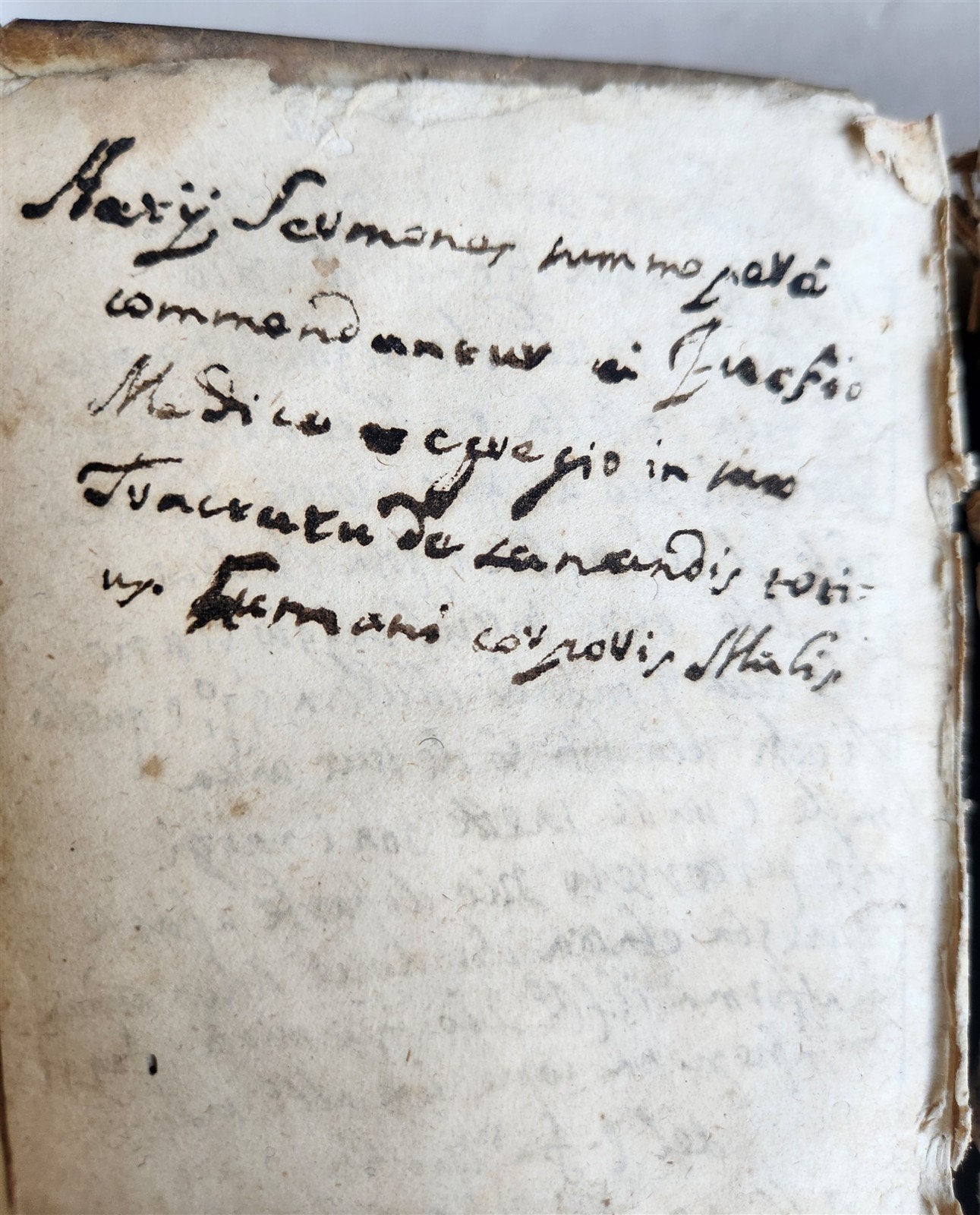 1543 MEDICAL TREATISE by Aetius Amidenus antique 16th CENTURY vellum bound