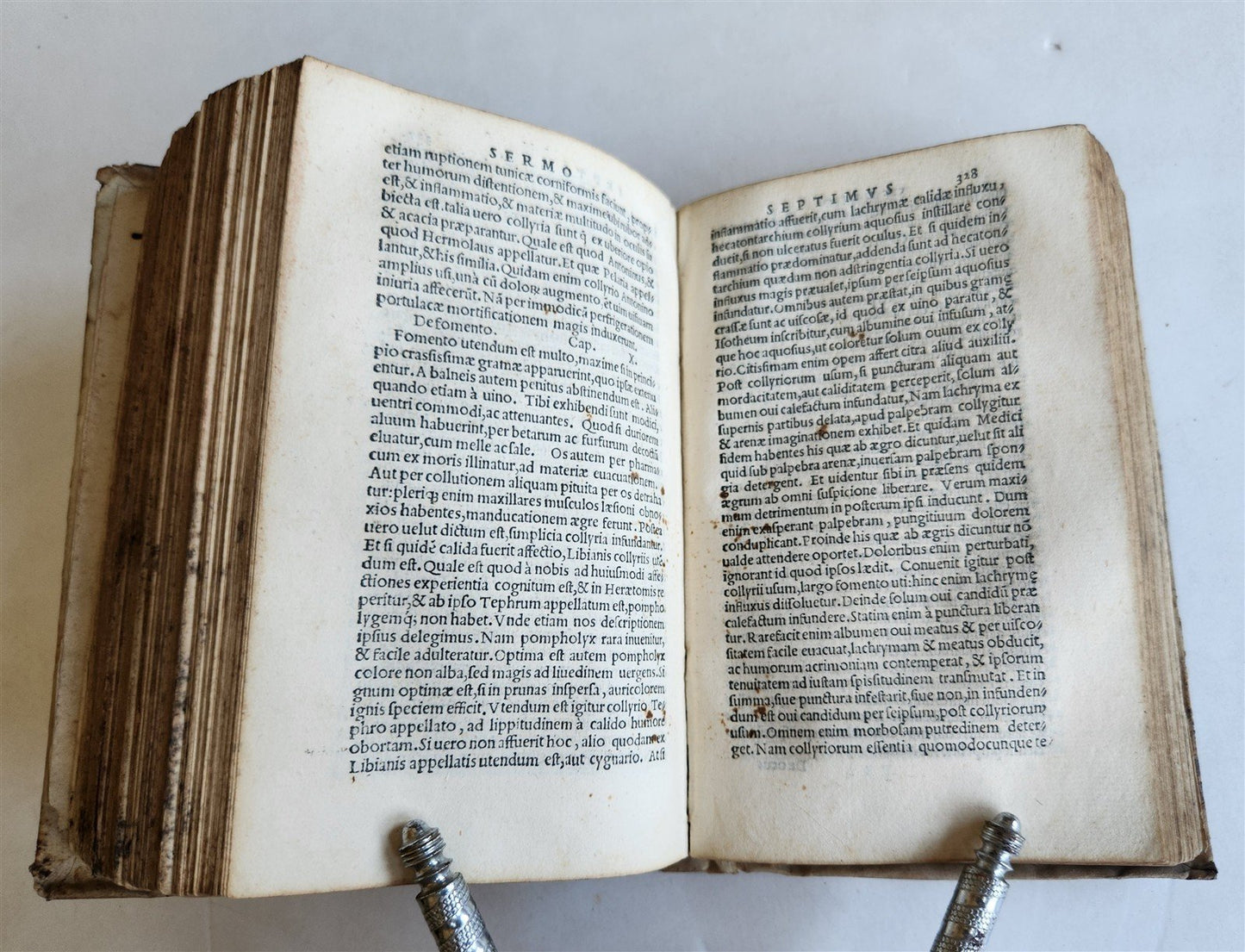 1543 MEDICAL TREATISE by Aetius Amidenus antique 16th CENTURY vellum bound