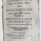 1687 HISTORY of VENETIAN INQUISITION by PAOLO SARPI antique