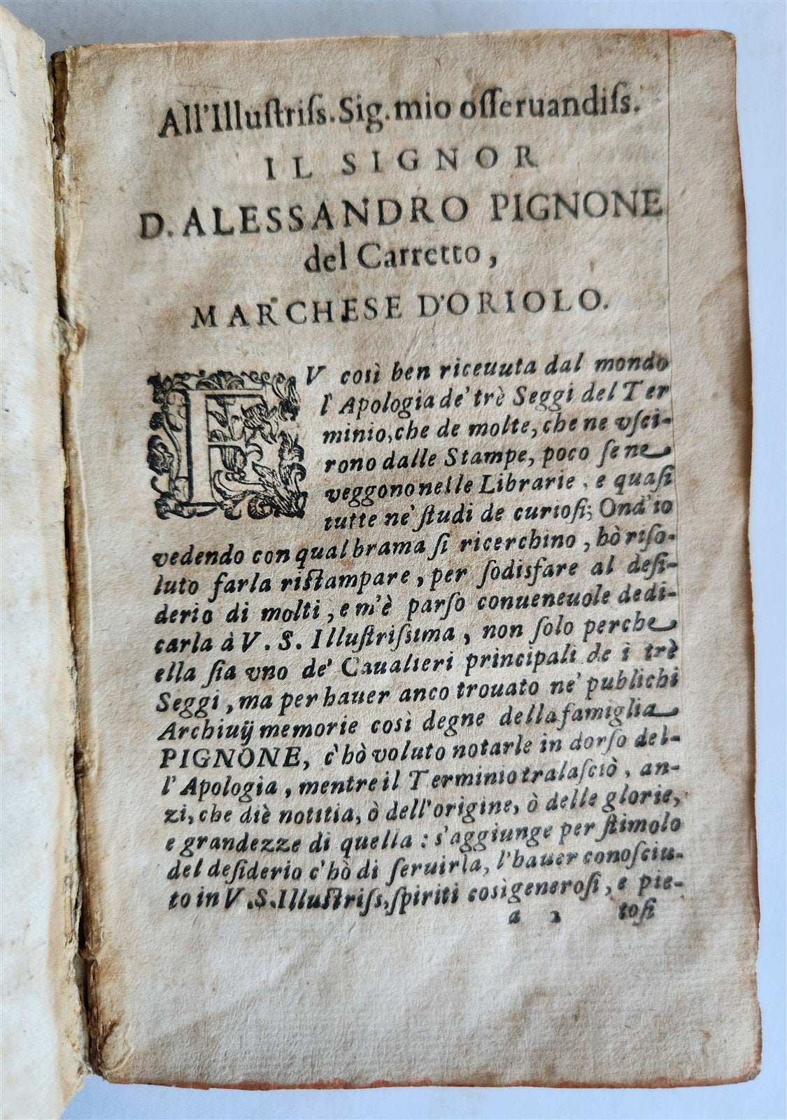 1581 HISTORY of NAPOLI by Terminio Marcantonio antique in ITALIAN