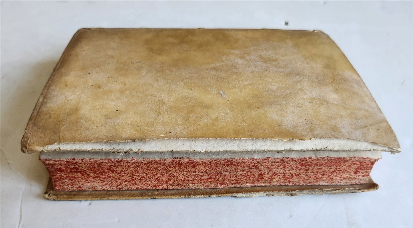 1591 De le lettere familiari by ANNIBALE CARO antique VELLUM BOUND