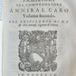 1591 De le lettere familiari by ANNIBALE CARO antique VELLUM BOUND