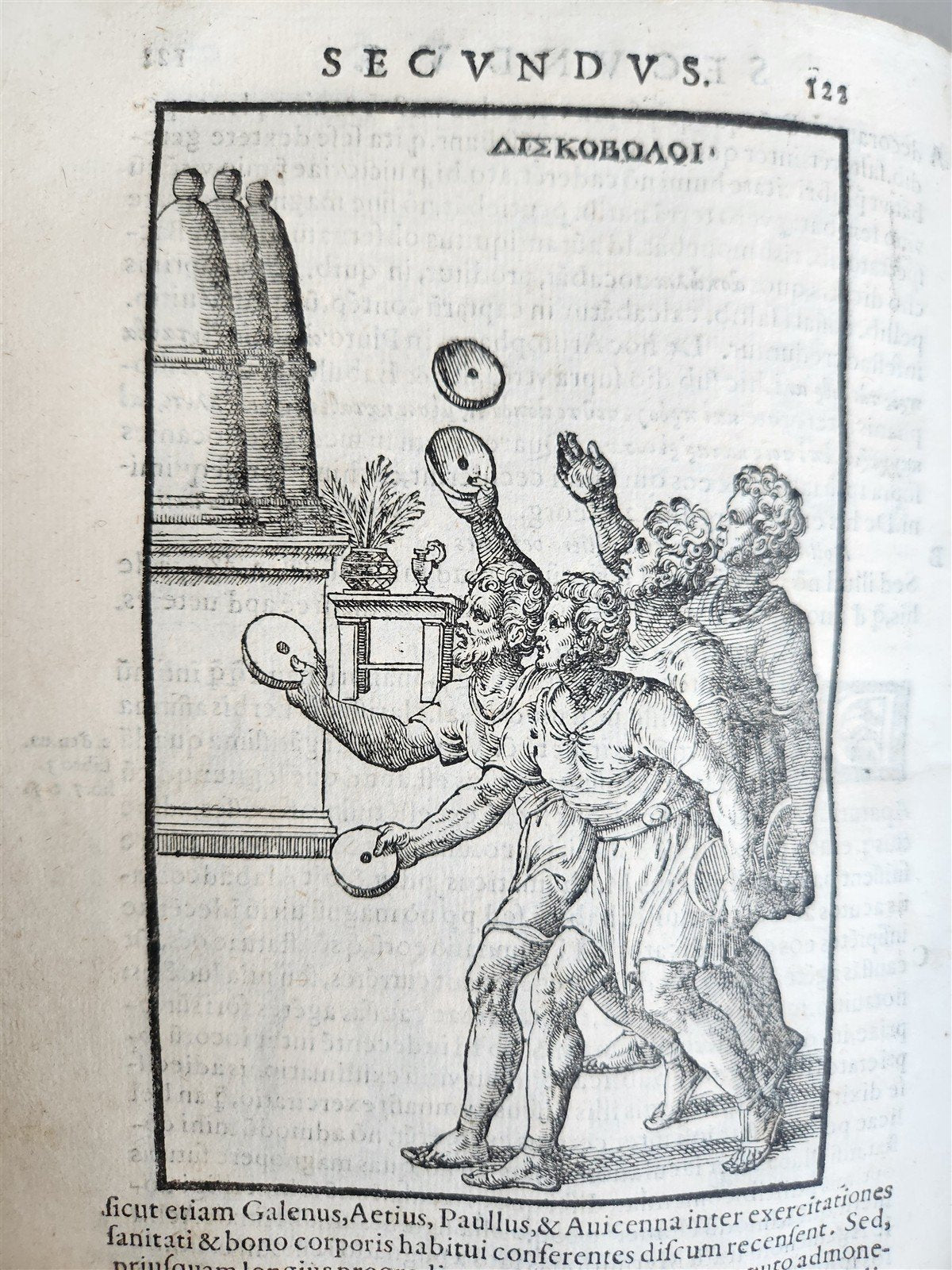1601 DE ARTE GYMNASTICA antique ILLUSTRATED first treatise on sports medicine