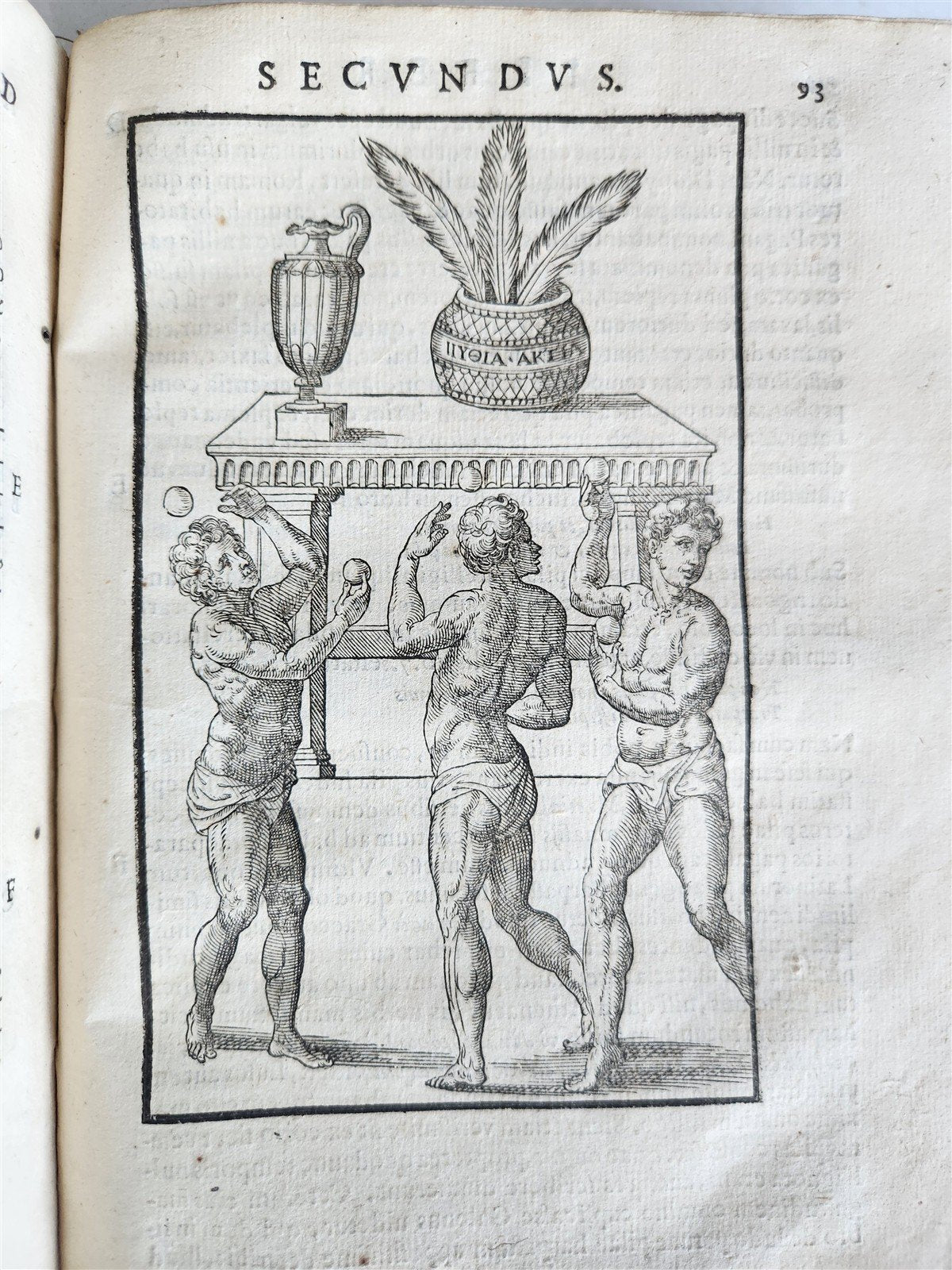 1601 DE ARTE GYMNASTICA antique ILLUSTRATED first treatise on sports medicine