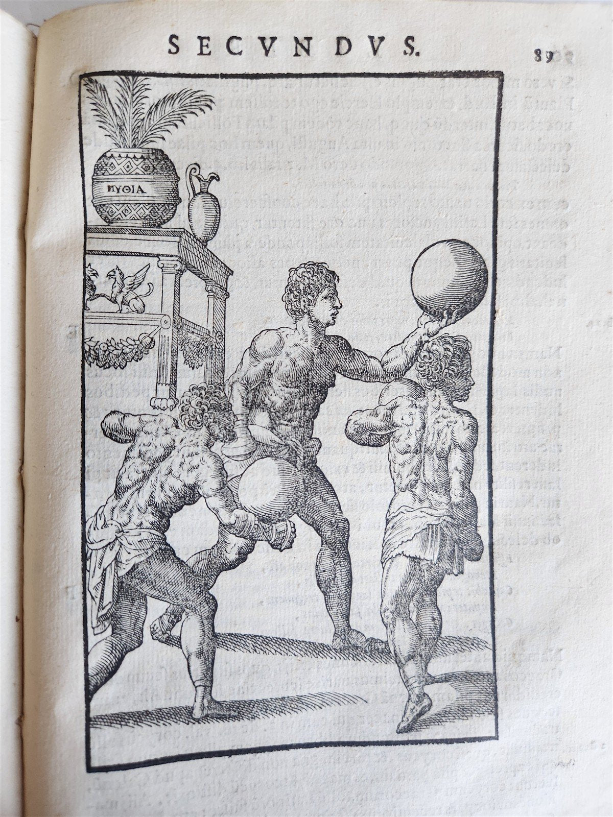 1601 DE ARTE GYMNASTICA antique ILLUSTRATED first treatise on sports medicine
