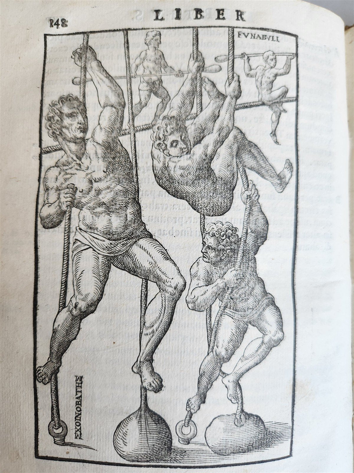 1601 DE ARTE GYMNASTICA antique ILLUSTRATED first treatise on sports medicine