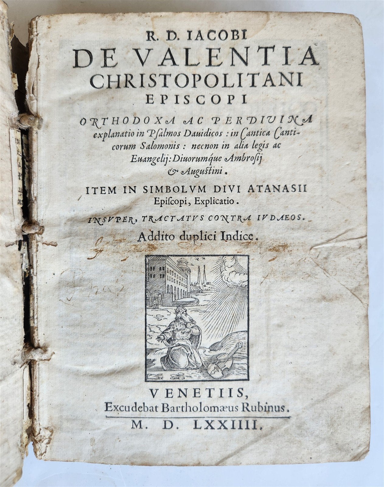 1574 Orthodoxa ac perdivina explanatio in Psalmos Davidicos antique 16th CENTURY
