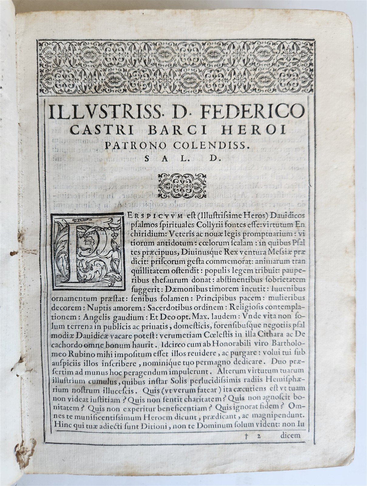 1574 Orthodoxa ac perdivina explanatio in Psalmos Davidicos antique 16th CENTURY