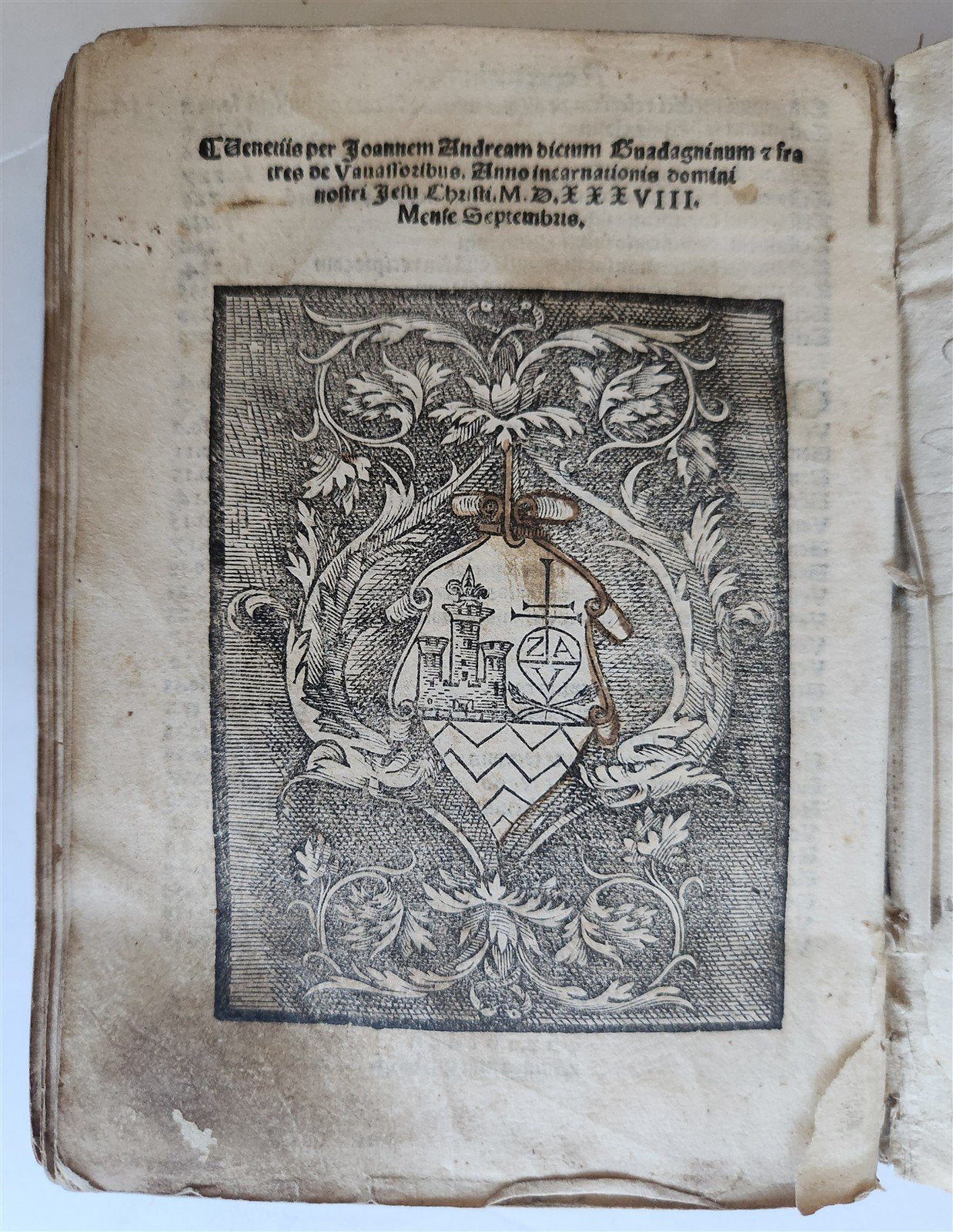 1538 POST-INCUNABULA LEGAL TREATISE antique 16th CENTURY rare