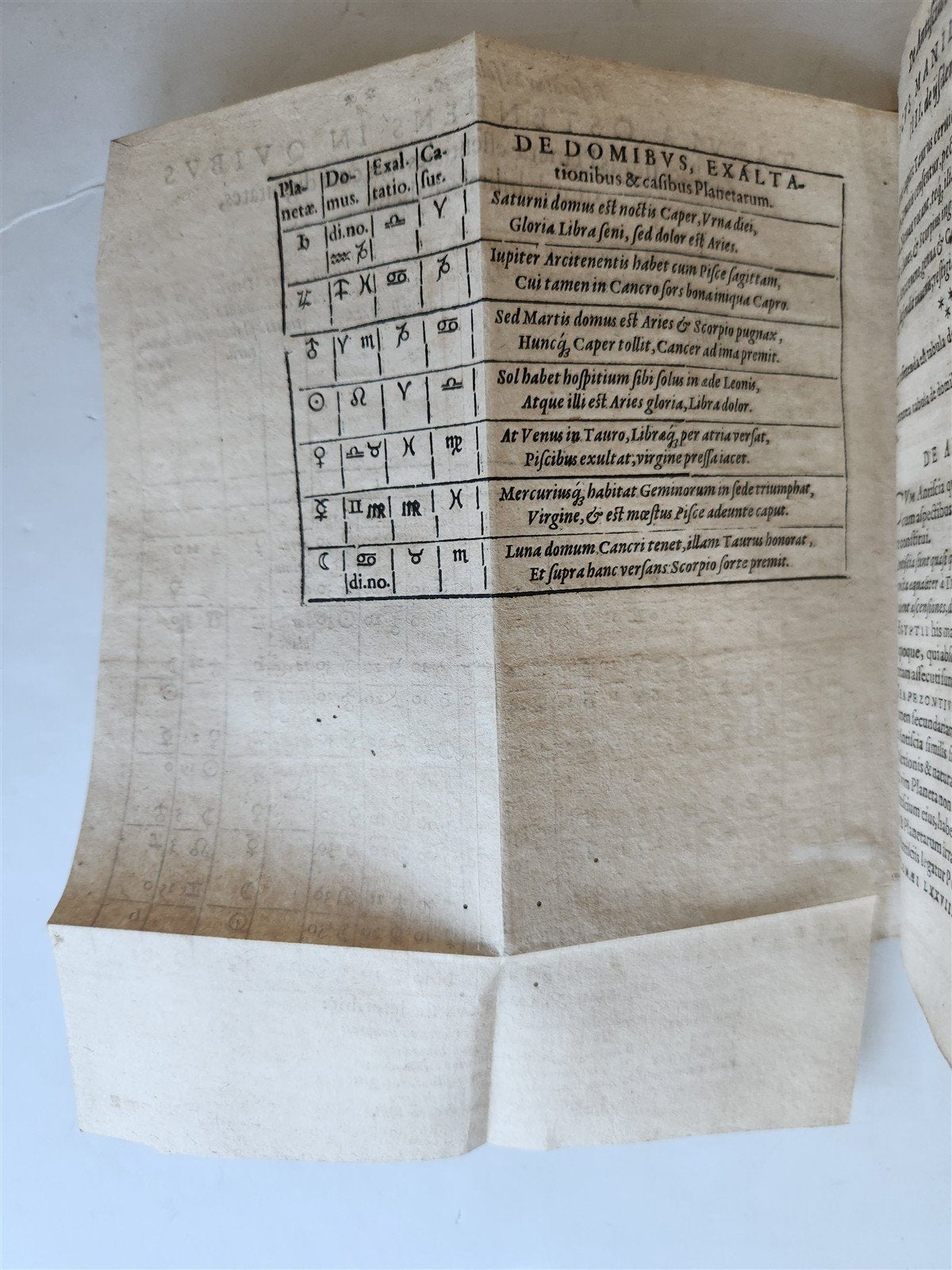 1602 ASTROLOGY TREATISE by Rantzau Henrik antique 17th CENTURY rare