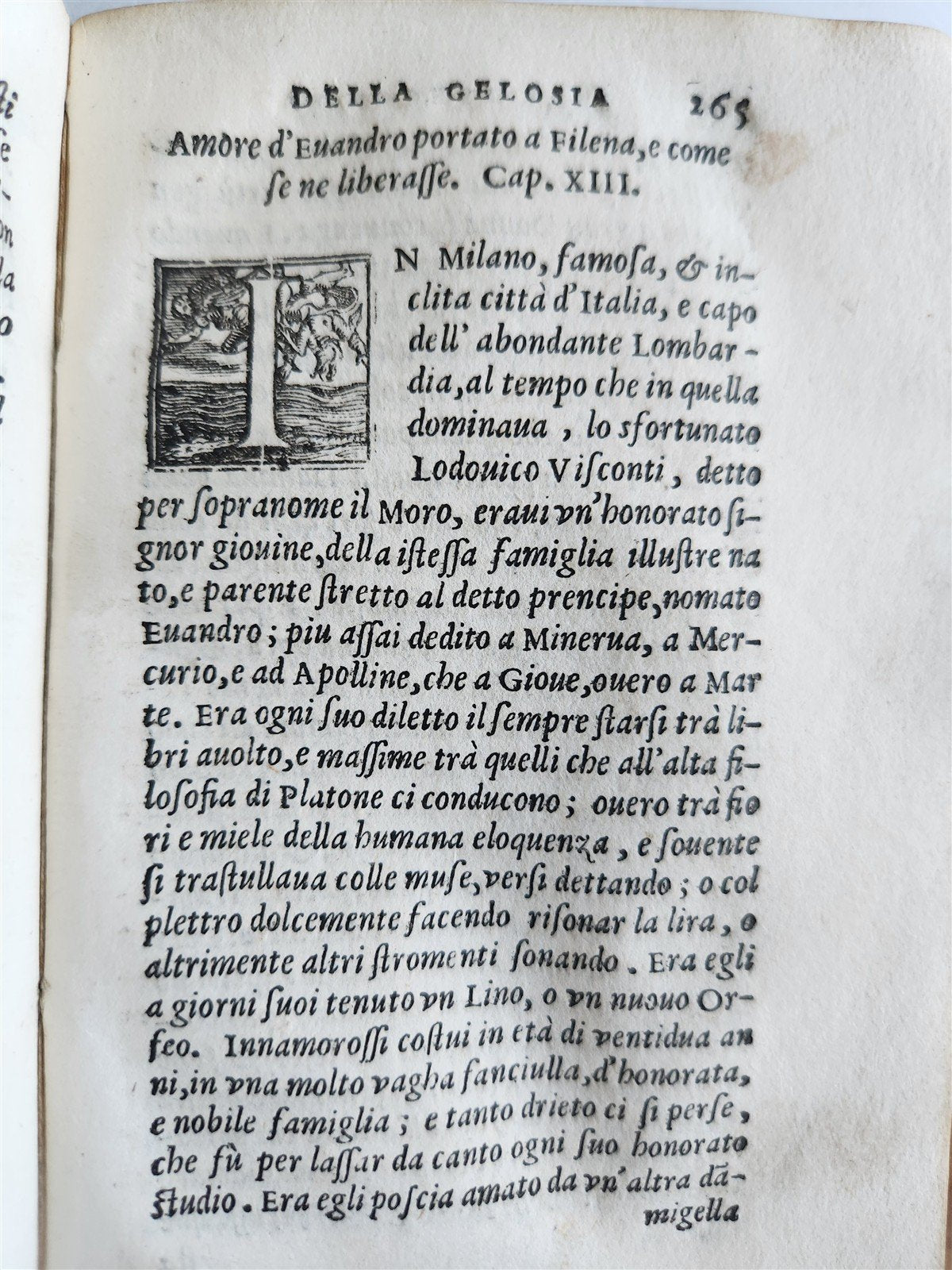 1566 ANTIDOTE to JEALOUSY antique ANTIDOTO DELLA GELOSIA Levantio da Guidicciolo