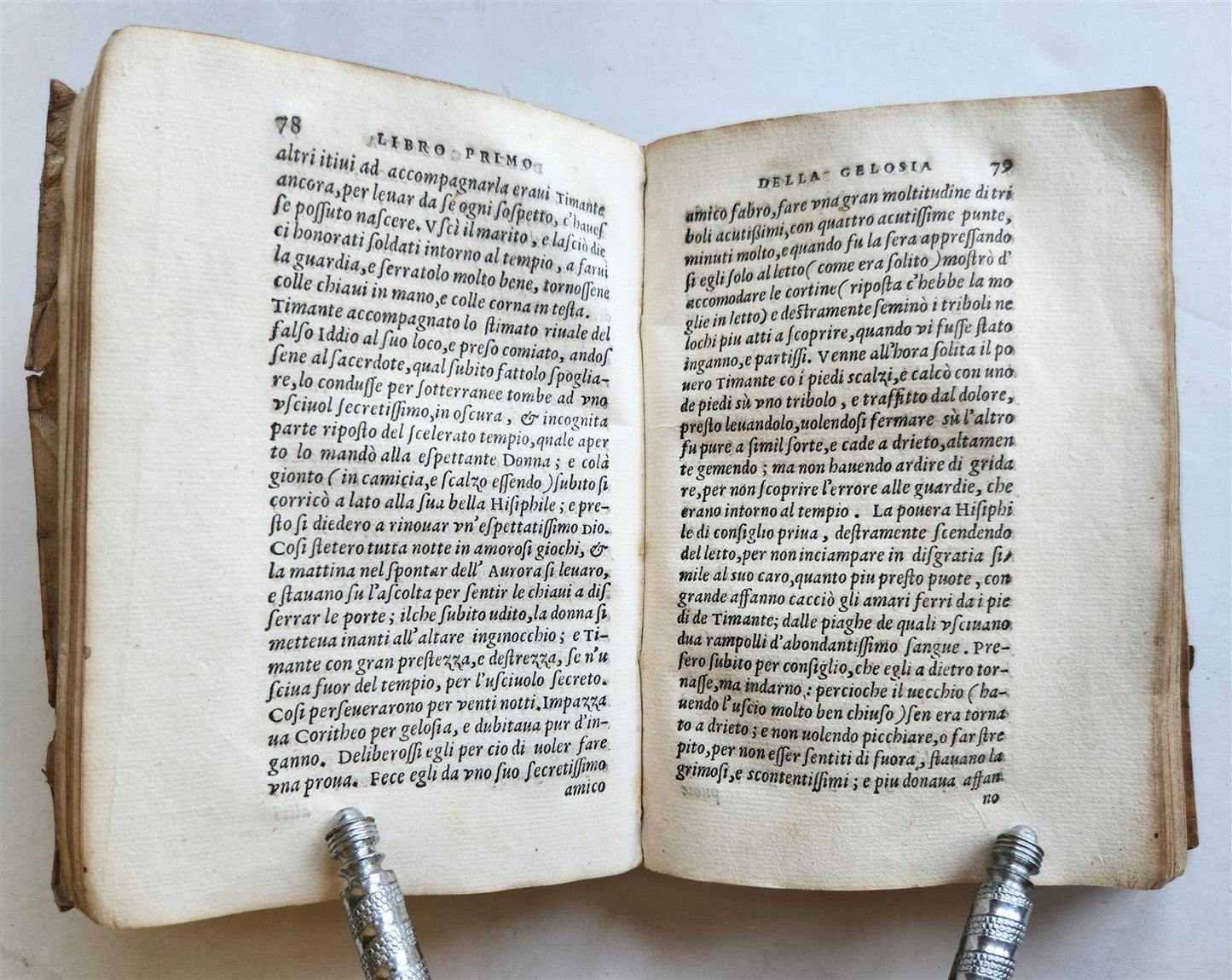 1566 ANTIDOTE to JEALOUSY antique ANTIDOTO DELLA GELOSIA Levantio da Guidicciolo