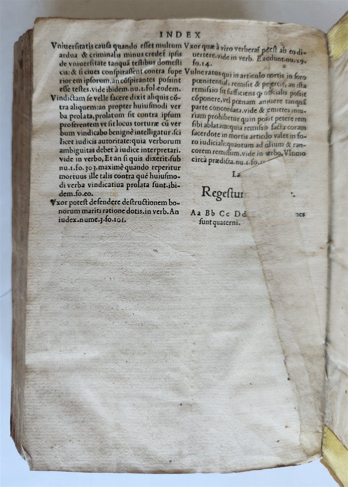1548 LEGAL TREATISE antique PARIS DE PUTEO de syndicatu NAPLES LAW BOOK