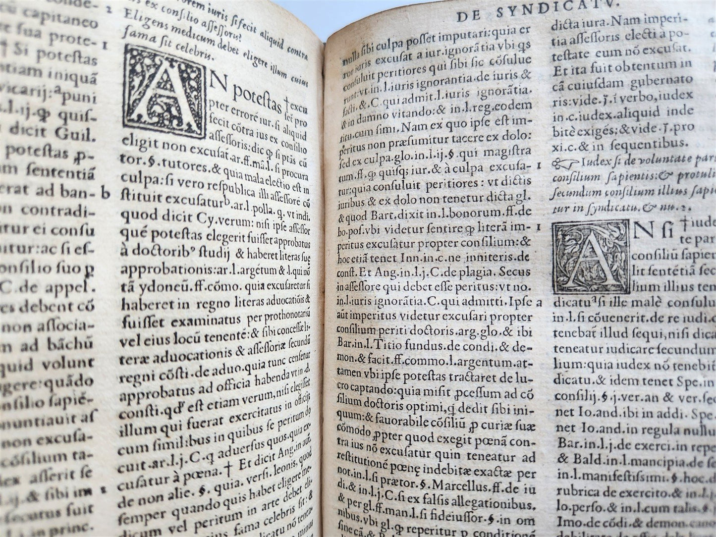 1548 LEGAL TREATISE antique PARIS DE PUTEO de syndicatu NAPLES LAW BOOK