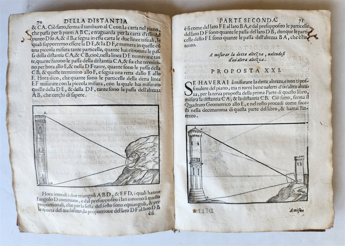 1595 GEOMETRY ILLUSTRATED antique GEOMETRICI di SILVIO BELLI VICENTINO
