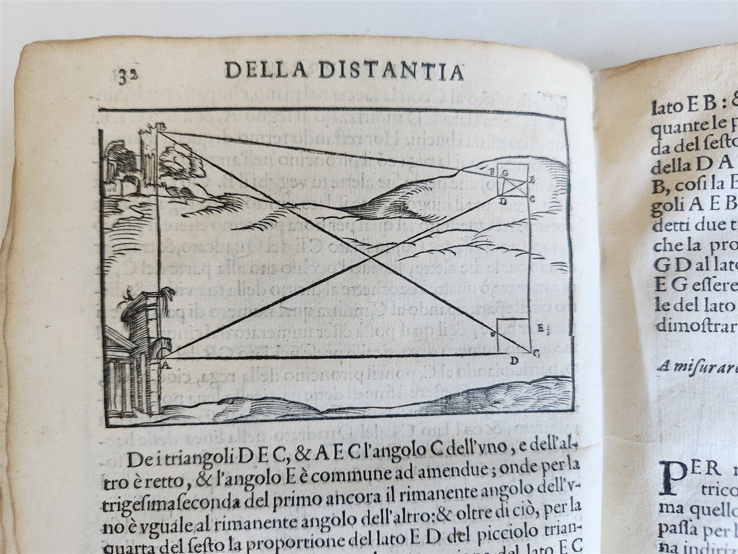 1595 GEOMETRY ILLUSTRATED antique GEOMETRICI di SILVIO BELLI VICENTINO