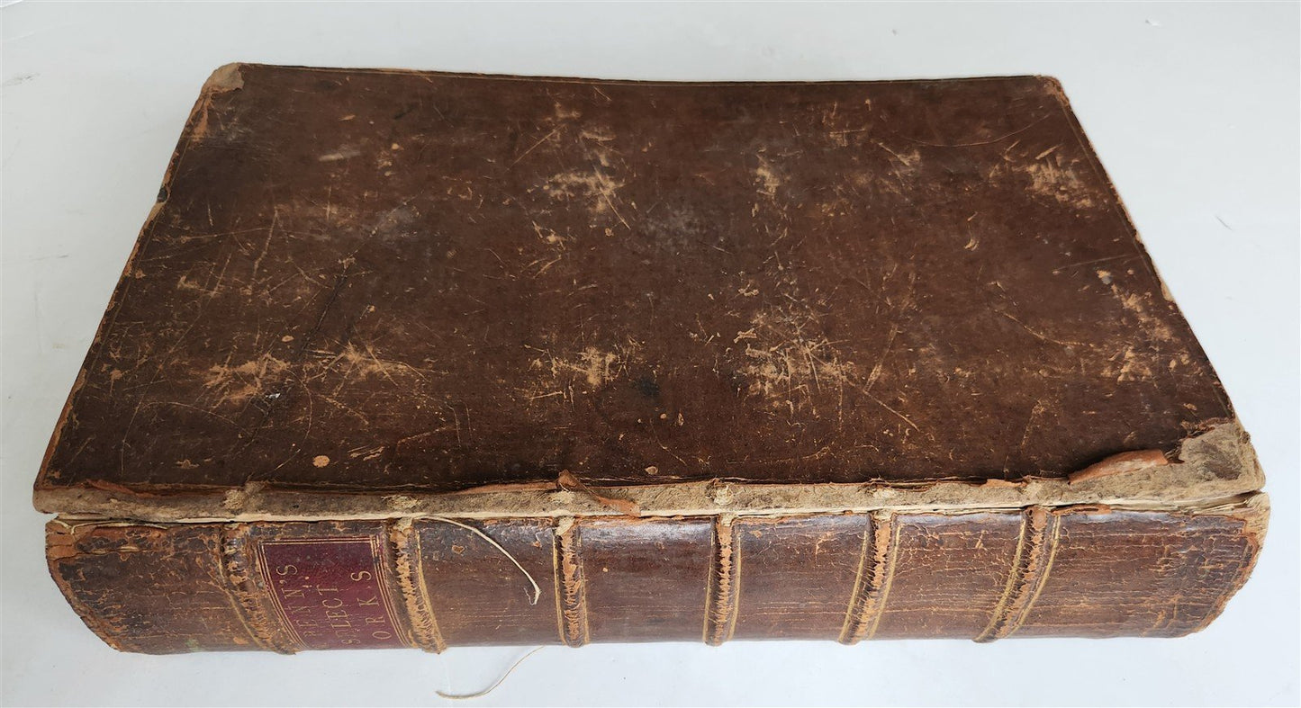 1771 WILLIAM PENN Select Work & Journal of His Life ANTIQUE folio in English