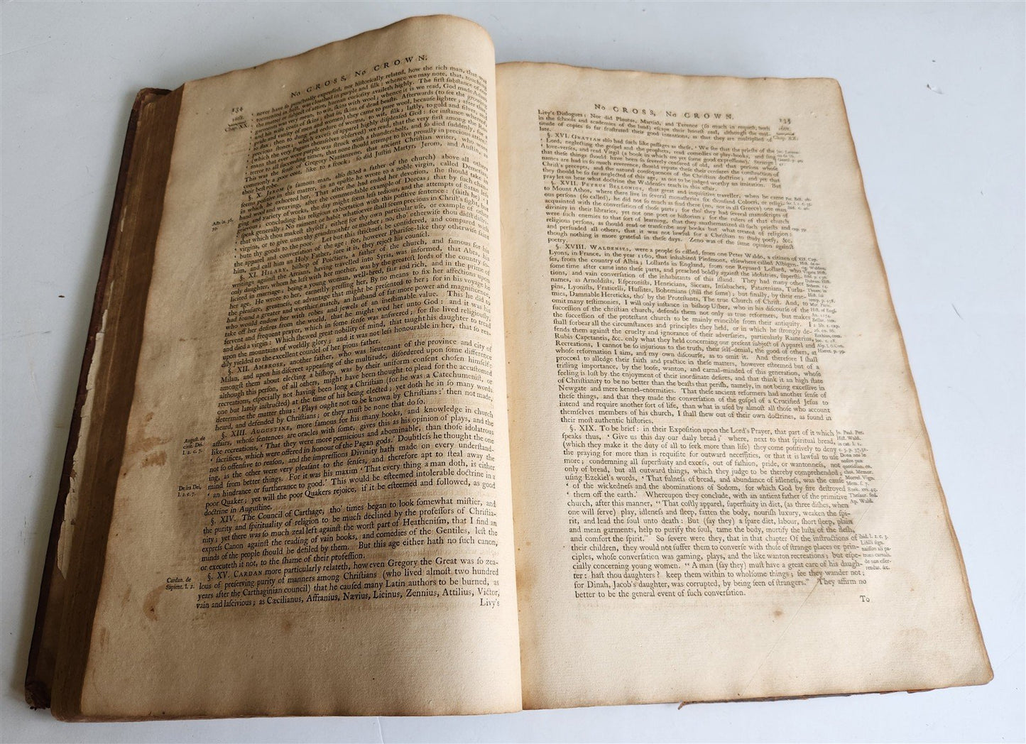 1771 WILLIAM PENN Select Work & Journal of His Life ANTIQUE folio in English