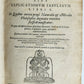 1581 GRECO-ROMAN MYTHOLOGY by Natale Conti ANTIQUE vellum bound 16th century