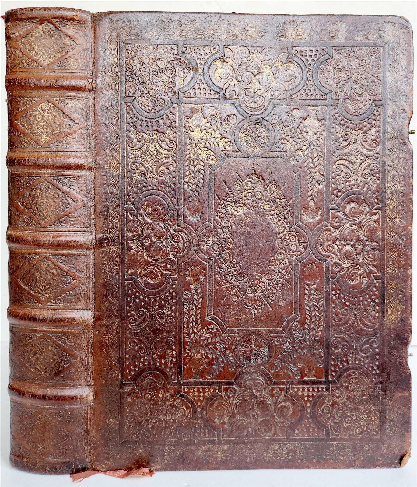 1723 MISSALE ROMANUM antique FOLIO beautiful binding ILLUSTRATED